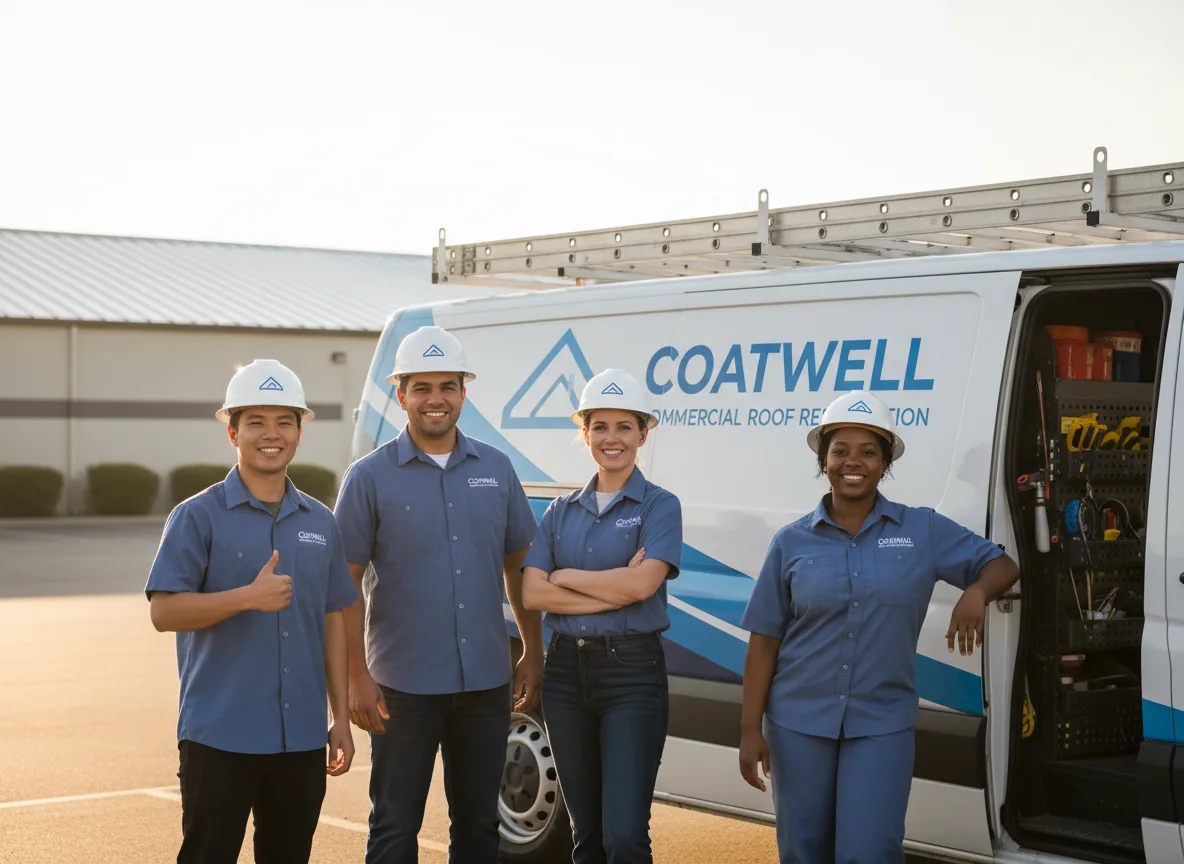 Commercial roof coating company in Stanton, CA